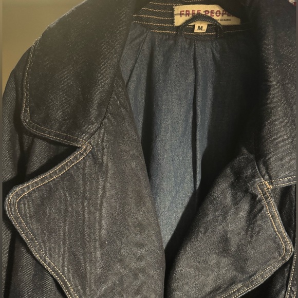 Free People | Denim Car Coat - Picture 5 of 6